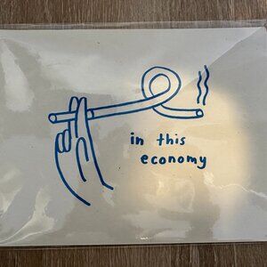 Cigarette "in this economy" Print